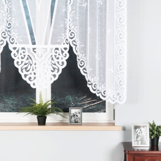 Rozalia firanka żakardowa gotowa 250x140cm biały EAN: 5907693234901