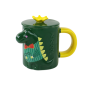 Kubek z przykrywką Zielony Dinozaur 400 ml EAN: 5905884452974