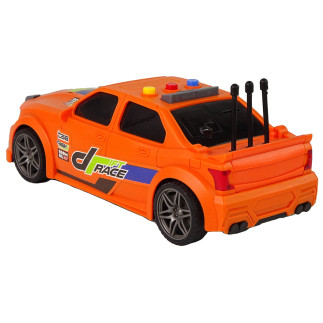 Auto sportowe wyścigowe 1:16 pomarańczowy dźwięk