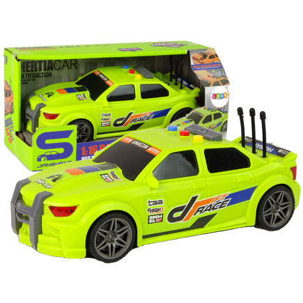 Auto sportowe wyścigowe 1:16 zielony dźwięk