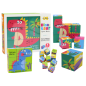 Edukacyjne Puzzle Dinozaury 6w1 - Klocki Układanka 9 El. - EAN: 5905991007753