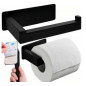 Uchwyt na papier toaletowy Ag869d czarny EAN: 5907621853860
