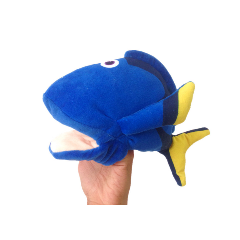 Pluszowa maskotka rybka niebieska pacynka 25 cm EAN: 5905679079171