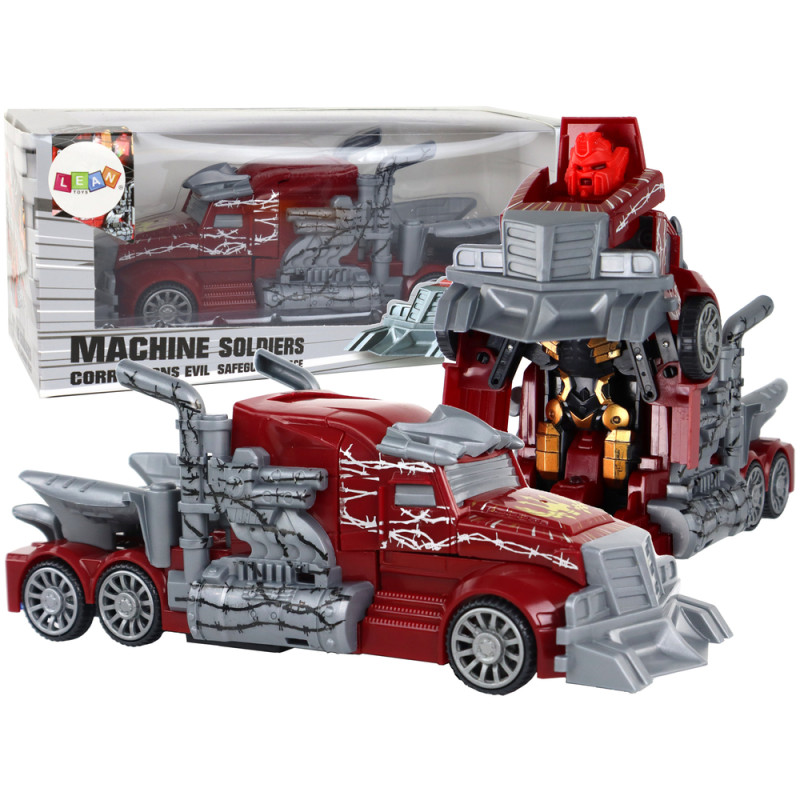 Czerwona Ciężarówka Robot Transformacja 2w1 Wielofunkcyjny EAN: 5905679077979