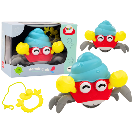 Chodzący krabik nakręcany kolorowy krab pełzający interaktywny