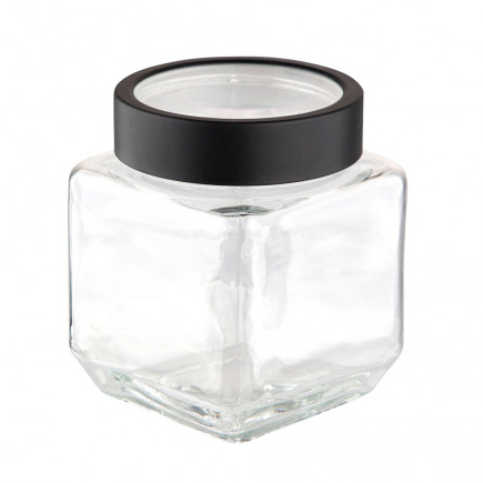 Słoik pojemnik szklany na produkty sypkie 500 ml kwadratowy