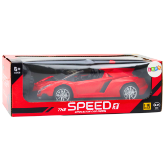 Samochód sportowy zdalnie sterowany auto rc 1:18 czerwony