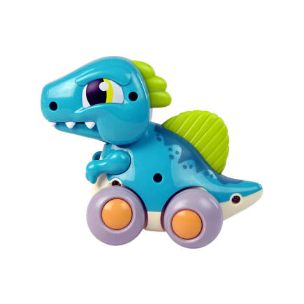 Niebieski Spinosaurus na kółkach - Dinozaur Figurki Zabawka | EAN: 5905214977054