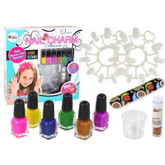 Zestaw do malowania paznokci manicure lakiery