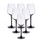 Rubin Black Kpl. 6 Kieliszków do Wina Białego 290ml, EAN: 5907508188184