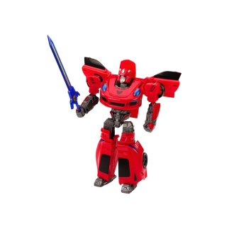 Auto-robot 2w1 transformacja sportowy czerwony