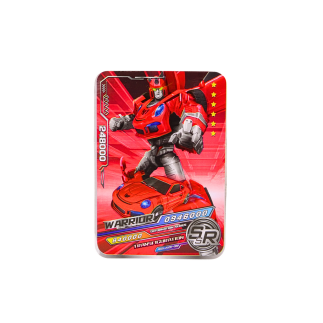 Auto-robot 2w1 transformacja sportowy czerwony