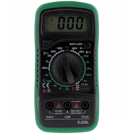 Ag102e Multimetr XL830L z 2 Sondami Green, EAN: 5907621819019
