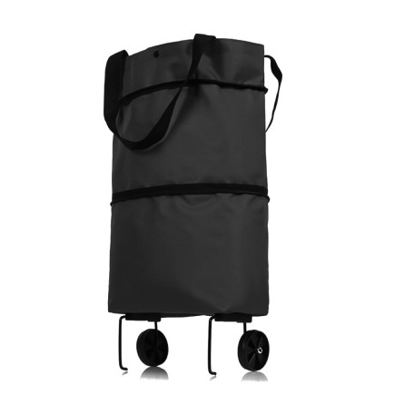 Składana torba na kółkach AG392B Black - EAN: 5907621818128