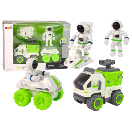Zestaw pojazd kosmiczny kosmonauta kosmos