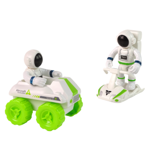 Zestaw pojazd kosmiczny kosmonauta kosmos