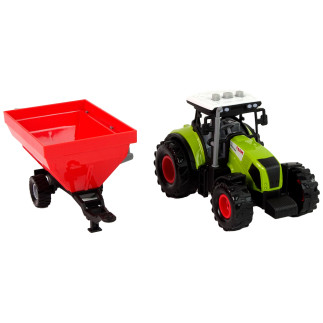 Traktor Farma Odpinana Przyczepa Na Zboże Dźwięk Zielony