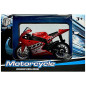 Sportowy Motocykl z Dźwiękami 1:18 - 4 Kolory - EAN: 5907625589109