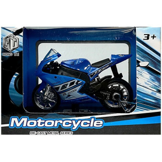 Sportowy motocykl z dźwiękami 1:18 4 kolory