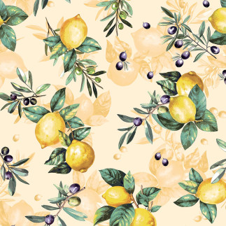 Citrus tkanina dekoracyjna nina wodoodporna, 160cm, kolor 001 żółty