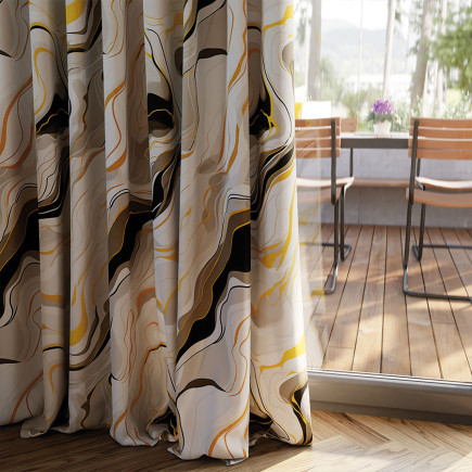Stone Tkanina Dekoracyjna Blackout 145cm Biały EAN: 5906450005396