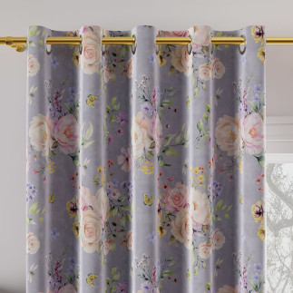 Rosanna Tkanina Dekoracyjna Velvet 150cm Pastelowy Fiolet EAN: 5906450923164