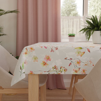 Spring tkanina dekoracyjna nina wodoodporna, 160cm, kolor 001 szaro różowy
