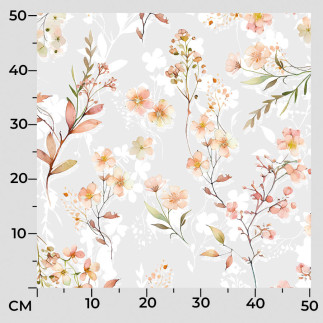 Spring tkanina dekoracyjna nina wodoodporna, 160cm, kolor 001 szaro różowy