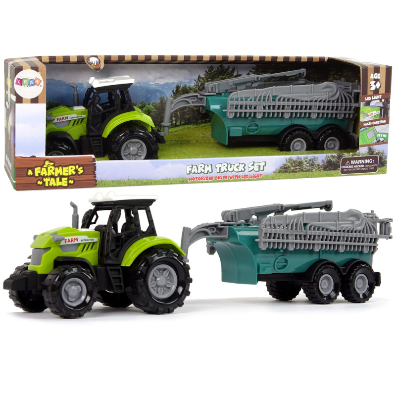 Traktor rolniczy z opryskiwaczem farma dźwięk zielony EAN: 5905214974084