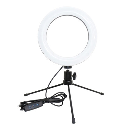 Lampa pierścieniowa LED 16cm z regulacją statywu Zd67b - EAN: 5907621824433