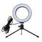 Lampa pierścieniowa LED 16cm z regulacją statywu Zd67b - EAN: 5907621824433 Lampa pierścieniowa LED 16cm z regulacją statywu Zd67b - EAN: 5907621824433