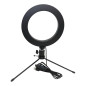 Lampa pierścieniowa LED 16cm z regulacją statywu Zd67b - EAN: 5907621824433 Lampa pierścieniowa LED 16cm z regulacją statywu Zd67b - EAN: 5907621824433