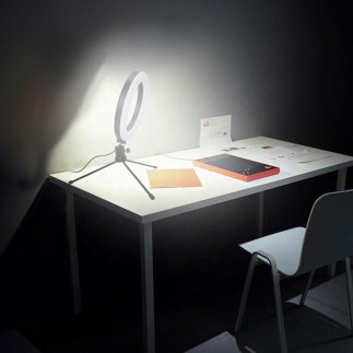 Zd67b lampa pierścieniowa 16cm led staty