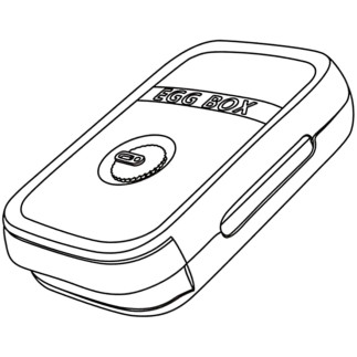 Pojemnik na jajka beżowy Ag827a EAN: 5907621836511