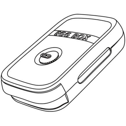 Pojemnik na jajka beżowy Ag827a EAN: 5907621836511