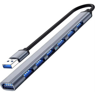 Ak340a hub usb 1x3.0  6x2.0 slim