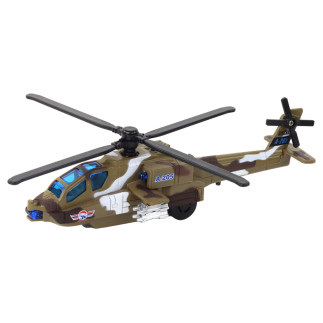 Militarny Helikopter Śmigłowiec Aluminiowy Mix Dźwięk i Światło EAN: 5905884450390