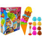 Gra zręcznościowa "Kolorowa Piramidka - Lody w Wafelku" dla całej rodziny, EAN: 5905214973292