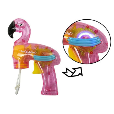 Pistolet do baniek mydlanych Flaming Różowy EAN: 5905214979393