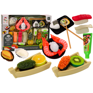 Zestaw zabawkowy do sushi akcesoria krewetki dla dzieci 24 ele.