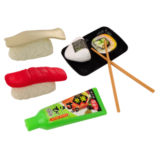 Zestaw zabawkowy do sushi akcesoria krewetki dla dzieci 24 ele.