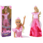 Lalka Anlily Księżniczka z Blond Włosami i Różową Suknią w Tiara - EAN 5905884455098
