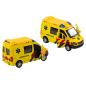 Ambulans Karetka Żółta 1:32 z Otwieranymi Drzwiami, Światłami i Dźwiękami EAN: 5905991022183
