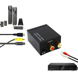 Ak319a konwer. spdif 2xrca+jack usb