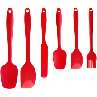 Da144 przybory kuchenne zestaw 6el        czerwony