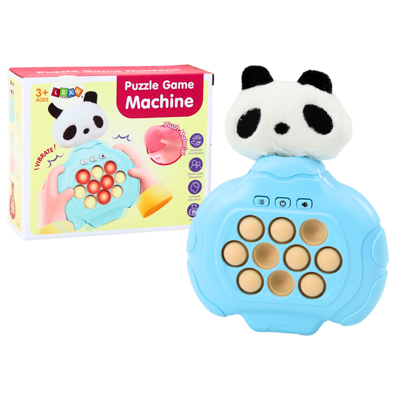 Pop-It Panda Pluszowa Konsola Zręcznościowa z Wibracjami Sensorycznymi 5905991013259