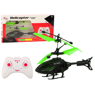 Helikopter zdalnie sterowany rc żyroskop zielony