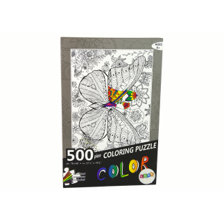 Puzzle do kolorowania 500 elementów motyl