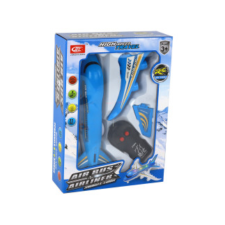 Samolot zdalnie sterowany r/c światła niebieski diy