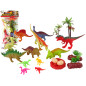 Zestaw figurek dinozaurów z akcesoriami 21 sztuk EAN: 5905515355520